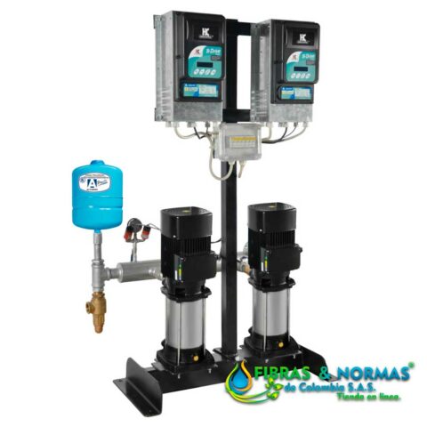 PRESURIZADOR DÚPLEX PRESIÓN CONSTANTE, 4 HP, 3 FASES, 230 VOLTS, BOMBAS JOB2 R40-8 Y VARIADORES RDRIVEPATTPL15/230