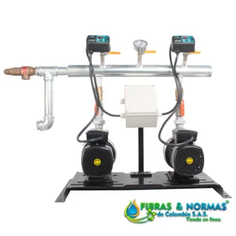 PRESURIZADOR DÚPLEX, VELOCIDAD CONSTANTE, ALTAMIRA, 1.2 HP, 1 FASE, 230 VOLTS, BOMBAS LOTUS50-6/1230 Y KONTROLLSW