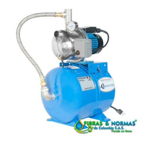 PRESURIZADOR INDIVIDUAL TRADICIONAL AQUA PAK, 1/2 HP, 1 FASE, 115 VOLTS, BOMBA FIX05E Y TANQUE AQ24LH/ACD