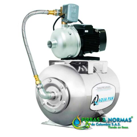 PRESURIZADOR INDIVIDUAL TRADICIONAL, ALTAMIRA, 3/4 HP, 1 FASE, 127V, BOMBA LOTUS50-4/1127, TANQUE AQ24LH/SS