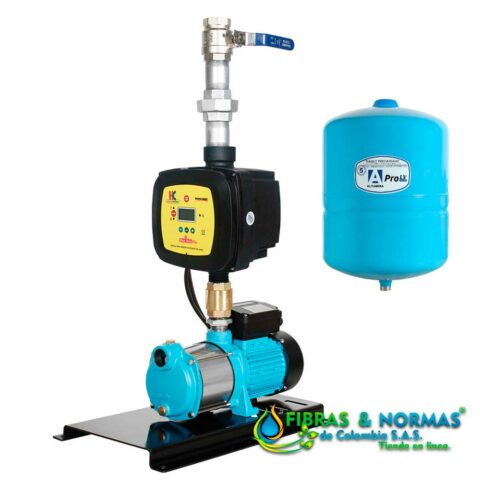 PRESURIZADOR INDIVIDUAL PRESIÓN CONSTANTE, 1HP, 1 F, 127/220 VOLTS, BOMBA STEP80-10-3/1115 Y VARIADOR WATERVDM14A127/230