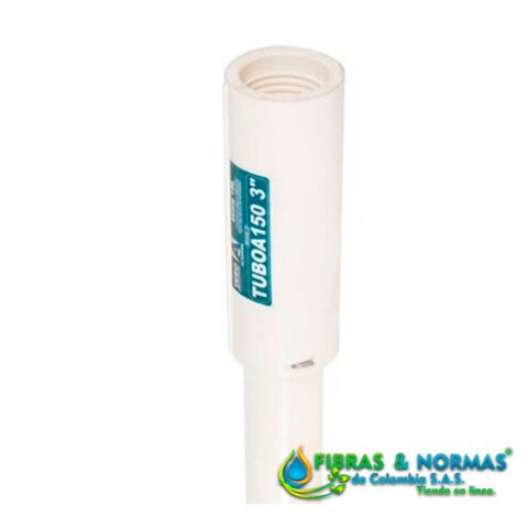 TUBO PARA COLUMNA ALTAMIRA, SERIE 150, CONSTRUIDO DE UPVC, 1.25" DIÁMETRO, 3 METROS DE LARGO