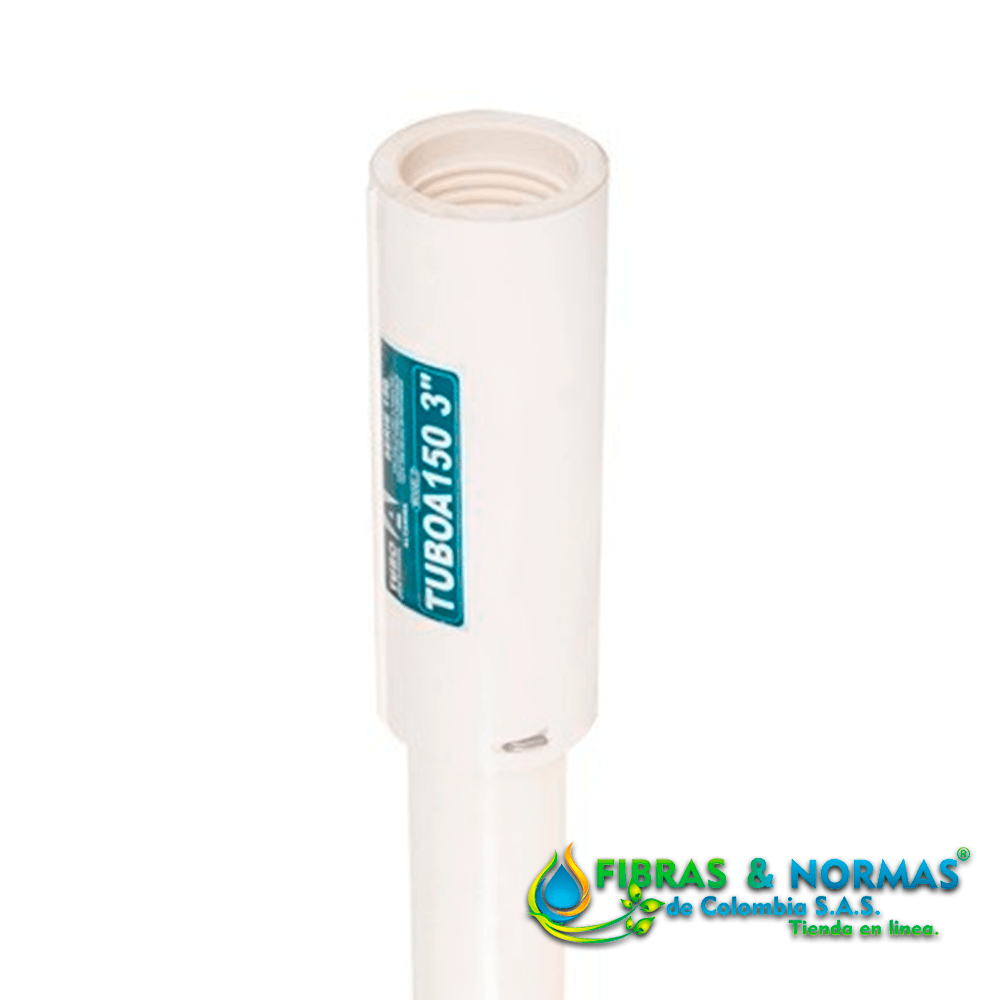 TUBO PARA COLUMNA ALTAMIRA, SERIE 150, CONSTRUIDO DE UPVC, 1.5" DIÁMETRO, 3 METROS DE LARGO