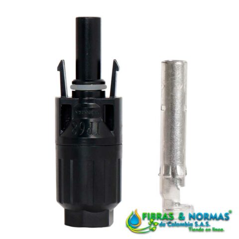 CONECTOR MACHO PARA CABLE DE USO RUDO TIPO MC4 CALIBRE 10 Y 12