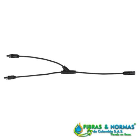 CONECTOR "Y" (DOS MACHOS Y UNA HEMBRA)