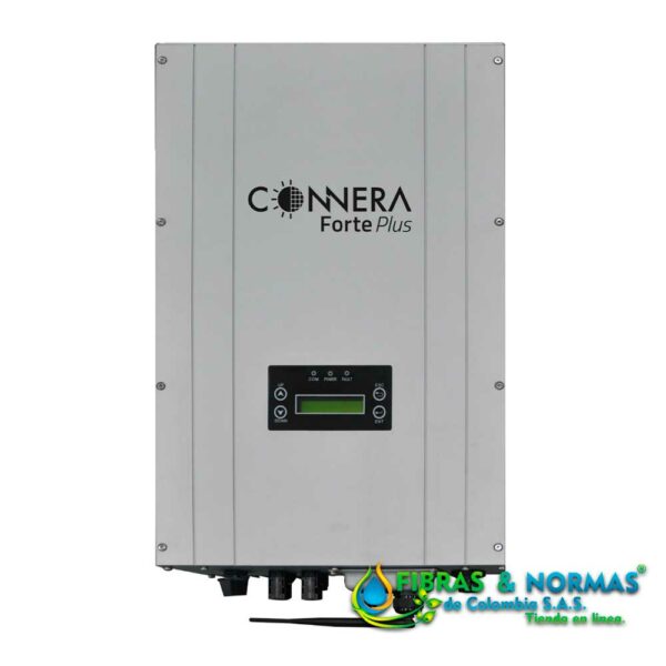 INVERSOR DE INTERCONEXIÓN A LA RED CONNERA SERIE FORTE PLUS,6 KW, CONEXIÓN TRIFÁSICA, 2 CANALES MPPT