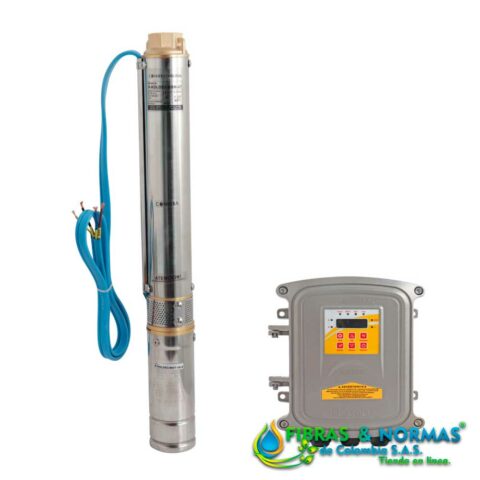SISTEMA SUMERGIBLE PARA APLICACIONES EN BOMBEO SOLAR, CONNERA, SERIE KOLOSAL, 47 M, 3" DIÁMETRO, 400 WATTS, 48 VCD.