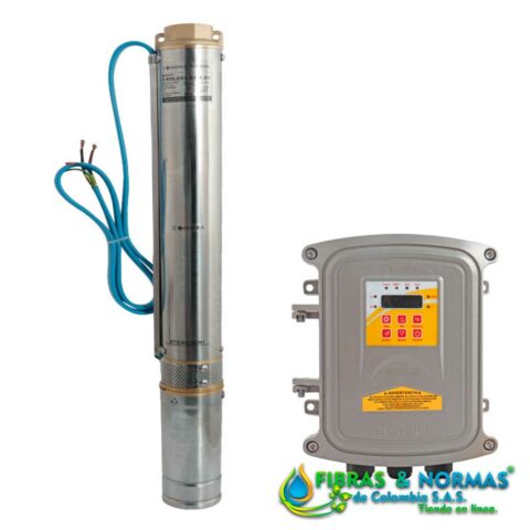 SISTEMA SUMERGIBLE PARA APLICACIONES EN BOMBEO SOLAR, CONNERA, SERIE KOLOSAL, 80 M, 3" DIÁMETRO, 600 WATTS, 72 VCD
