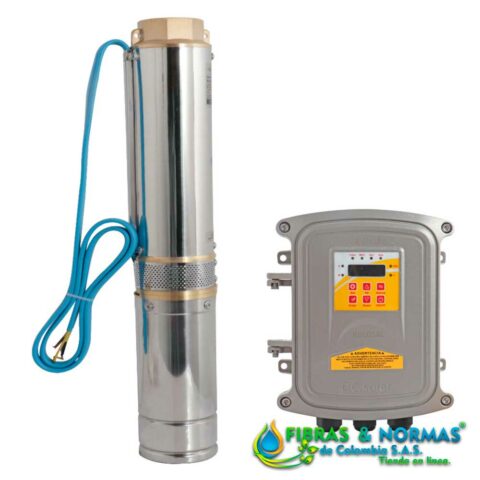 SISTEMA SUMERGIBLE PARA APLICACIONES EN BOMBEO SOLAR, CONNERA, SERIE KOLOSAL, 60 M, 4" DIÁMETRO, 1500 WATTS, 110 VCD