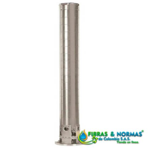 BOMBA SUMERGIBLE ALTAMIRA SERIE KOR, 3 LPS, ACERO INOXIDABLE, 37 ETAPAS, DESCARGA 2", 15 HP, NEMA 6"