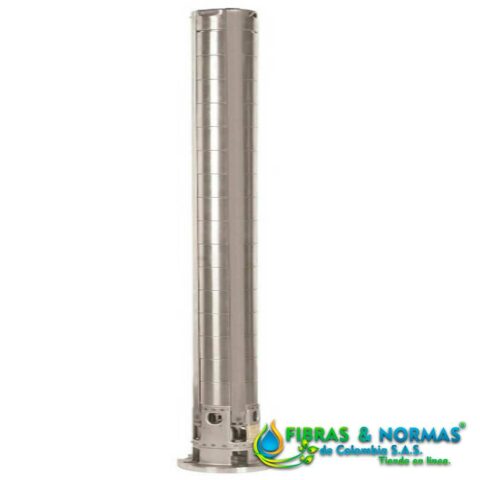 BOMBA SUMERGIBLE ALTAMIRA SERIE KOR, 3 LPS, ACERO INOXIDABLE, 44 ETAPAS, DESCARGA 2", 15 HP, NEMA 6"