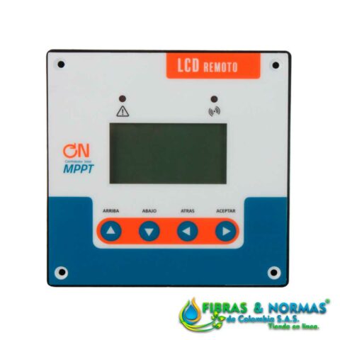 CONTROL REMOTO ALÁMBRICO, SERIE ON MPPT, CONNERA, PANTALLA LCD, PARA CONTROLADOR DE CARGA ON MPPT
