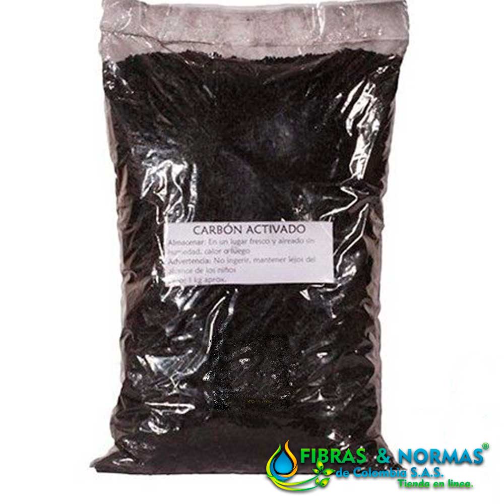 CARBÓN ACTIVADO PARA SISTEMAS DE TRATAMIENTO DE AGUA BULTO DE 25 Kg. PRODUCTO NACIONAL