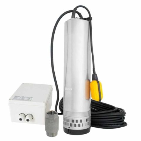 MOTOBOMBA SUMERGIBLE ESPA, SERIE ACUARIA 27, 102.2 LPM, 27 GPM, ACERO INOXIDABLE, DESCARGA 1", 1.5HP, 1F, 220V