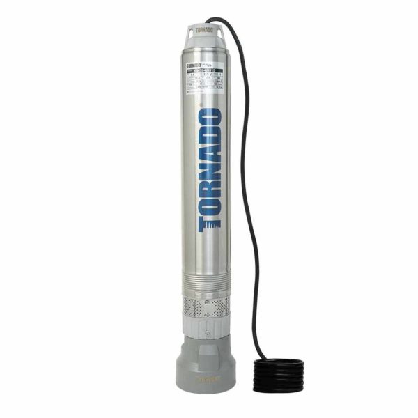 MOTOBOMBA SUMERGIBLE TORNADO, SERIE KIN, 58 LPM, ACERO INOXIDABLE, DESCARGA 1.25", 1.5 HP, 1F, 230V