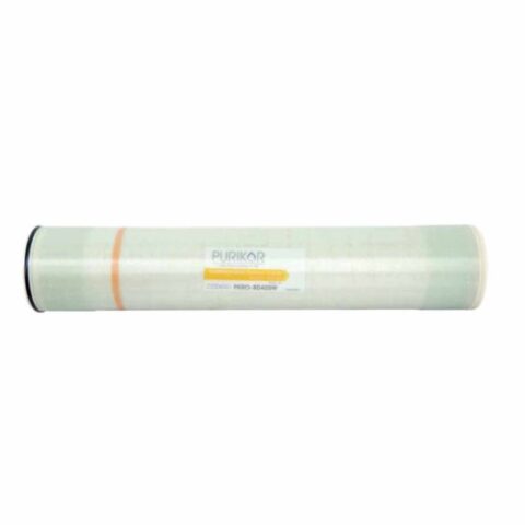 MEMBRANA PARA SISTEMAS DE PURIFICACIÓN, PURIKOR COMERCIAL / INDUSTRIAL, 8" x 40", 6,500 GPD, ALTA PRESIÓN, NSF