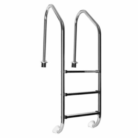 ESCALERA ESTÁNDAR PANDA DE ACERO INOXIDABLE 304, 3 PELDAÑOS