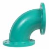 CODO DE DESCARGA BRIDADO ALTAMIRA DE 2.5" X 3", HIERRO FUNDIDO