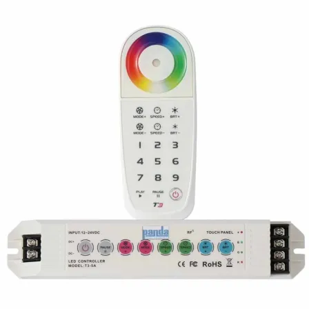 CONTROLADOR CON CONTROL REMOTO PANDA SERIE DELUXE, 180W, 12VCD