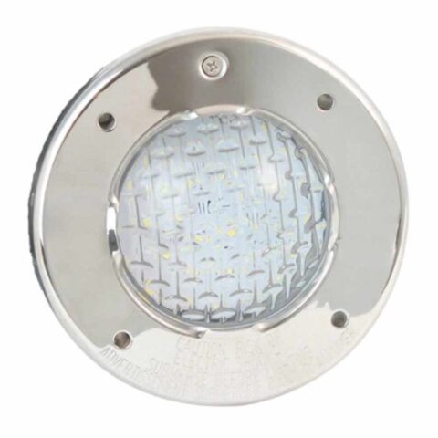 LÁMPARA LED PANDA DELUXE RGB, 12W, 12VCA, ACERO INOXIDABLE 316 (INCLUYE NICHO)