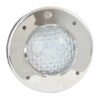 LÁMPARA LED PANDA DELUXE BLANCO PURO, 12W, 12VCD, ACERO INOXIDABLE 316