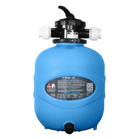 FILTRO DE ARENA PANDA PARA PISCINA, 16", 35 GPM, VÁLVULA DE 6 VÍAS