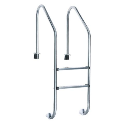 ESCALERA ESTÁNDAR PANDA DE ACERO INOXIDABLE 304, 2 PELDAÑOS