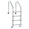 ESCALERA ESTÁNDAR PANDA DE ACERO INOXIDABLE 304, 4 PELDAÑOS