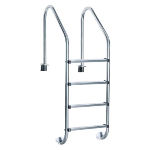 ESCALERA ESTÁNDAR PANDA DE ACERO INOXIDABLE 304, 4 PELDAÑOS