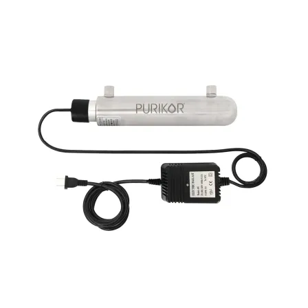 SISTEMA DE DESINFECCIÓN CON LUZ UV PURIKOR CLASSIC – 0.5 GPM, 1/4″ HEMBRA NPT