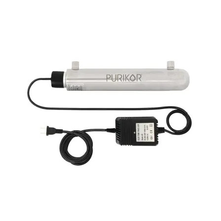 SISTEMA DE DESINFECCIÓN CON LUZ UV PURIKOR CLASSIC – 1 GPM, 1/4″ HEMBRA NPT