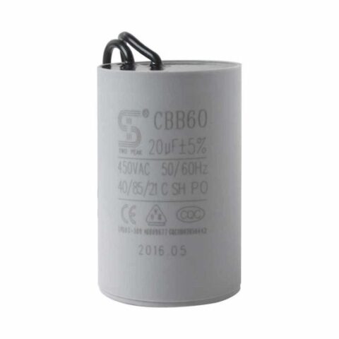 CAPACITOR 20MF ±5% 450V PARA BOMBA AQUA PAK SERIE ROBUSTA (REFACCIÓN)