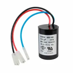 CAPACITOR DE TRABAJO 16MF ±5% 400V (REFACCIÓN) PARA CAJA DE CONTROL AQUA PAK (0.5 HP)