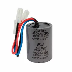 CAPACITOR DE TRABAJO 20MF ±5% 400V (REFACCIÓN) PARA CAJA DE CONTROL AQUA PAK (0.75 HP)